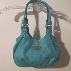 Teal shoulder bag